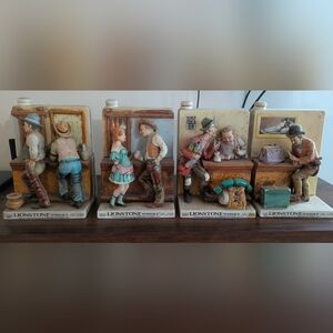 Lionstone Whiskey Decanters Set Of 4